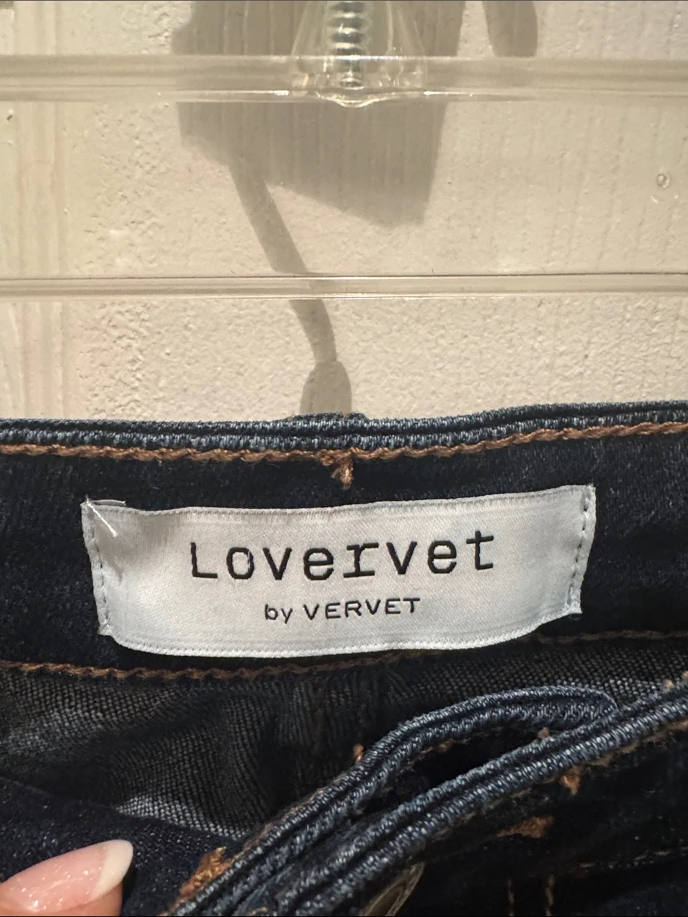 Lovers+Friends High-Rise Dark Indigo Slim Jeans